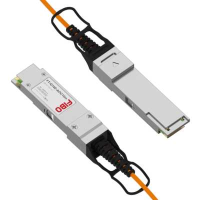Кабель FIBO FT-Q100-AOC10m QSFP28 AOC модуль 100G, оптический кабель, 10 метров
