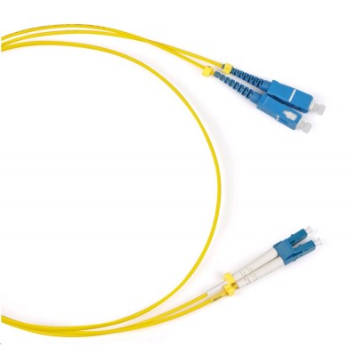 Патч-корд Hyperline FC-9-LC-SC-UPC-2M Патч-корд волоконно-оптический (шнур) SM 9/125 (OS2), LC/UPC-SC/UPC, duplex, LSZH, 2 м/FC-D2-9-LC/UR-SC/UR-H-2M-LSZH-YL