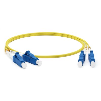 Патч-корд Hyperline FC-D2-9-LC/ULLUR-LC/ULLUR-H-5M-LSZH-YL FC-D2-9-LC/ULLUR-LC/ULLUR-H-5M 2x9/125 OS2 LC дуплекс-LC дуплекс 5м LSZH желтый