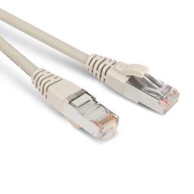 Патч-корд Hyperline PC-LPM-STP-RJ45-RJ45-C5e-20M-LSZH-GY F/UTP, экранированный, Cat.5е, LSZH, 20 м, серый