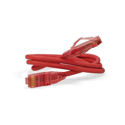 Патч-корд Hyperline U/­UTP, Cat.5е, LSZH, 5 м, красный