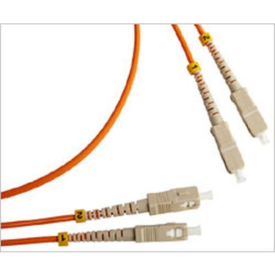 Патч-корд Lanmaster LAN-2SC-2SC/OM3-5.0 2x50/125 OM3 SC дуплекс-SC дуплекс 5м LSZH