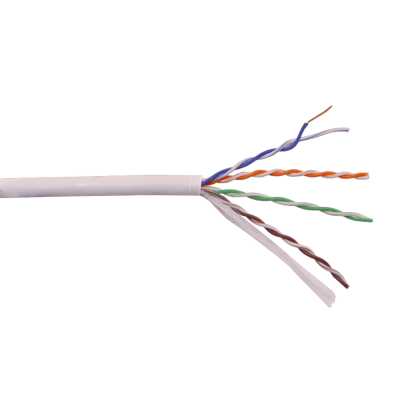 Кабель информационный LANMASTER LAN-5EUTP-HFLT-WH cat.5e UTP 4 пары 24AWG LSZH внутренний 305м белый