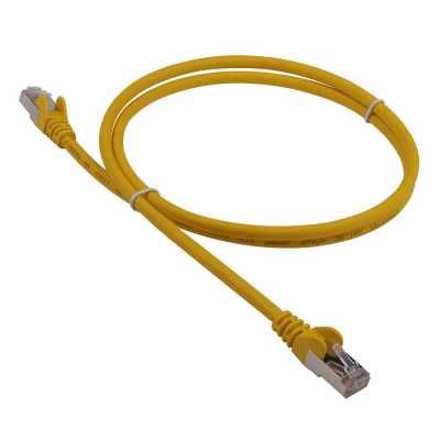 Патч-корд Lanmaster LAN-PC45/S5E-15-YL FTP RJ-45 вил.-вилка RJ-45 кат.5E 15м желтый LSZH