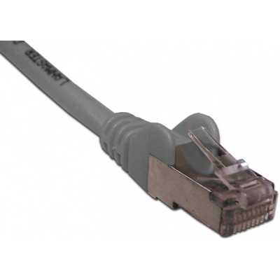 Патч-корд LANMASTER LSZH FTP кат.6, 10 м, серый