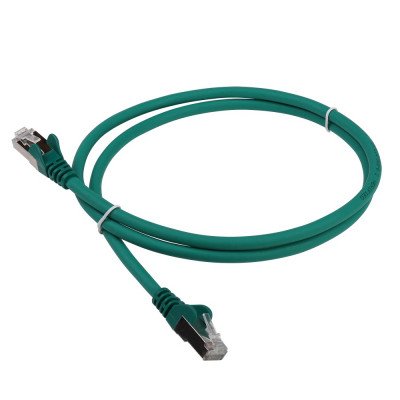 Патч-корд Lanmaster LAN-PC45/S6A-2.0-GN FTP RJ-45 вил.-вилка RJ-45 кат.6A 2м зеленый LSZH (уп.:1шт)