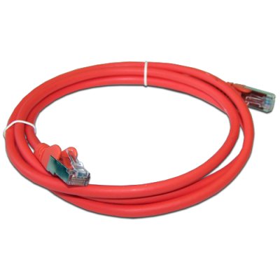 Кабель Патч-корд LANMASTER LSZH FTP кат.6A, 3.0 м, красный
