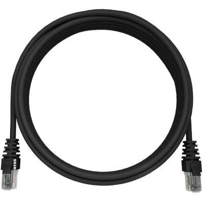 Патч-корд NTSS NTSS-PC-UTP-RJ45-5e-10.0-LSZH-BL NTSS-PC-UTP-RJ45-5E-10.0-LSZH UTP RJ-45 вил.-вилка RJ-45 cat.5e 10м черный LSZH (уп.:1шт) 26AWG