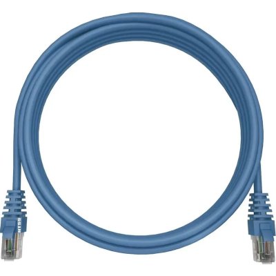 Патч-корд NTSS NTSS-PC-UTP-RJ45-5e-15.0-LSZH-BU NTSS-PC-UTP-RJ45-5E-15.0-LSZH UTP RJ-45 вил.-вилка RJ-45 cat.5e 15м синий LSZH (уп.:1шт) 26AWG