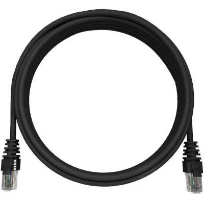 Патч-корд NTSS NTSS-PC-UTP-RJ45-5e-20.0-LSZH-BL NTSS-PC-UTP-RJ45-5E-20.0-LSZH UTP RJ-45 вил.-вилка RJ-45 cat.5e 20м черный LSZH (уп.:1шт) 26AWG