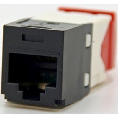 Модуль информационный Panduit CJ5E88TGBL Mini-Com RJ45 кат.5e черный