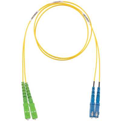 Патч-корд Panduit F923LANSNSNM006 2x9/125 OS1/OS2 SC/APC дуплекс-SC дуплекс 6м LSZH желтый
