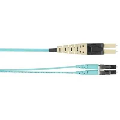 Патч-корд Panduit PVQZLE10LQM08.0 2x50/125 OM4 LC дуплекс-LC дуплекс 8м LSZH аквамарин