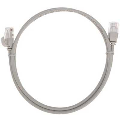 Патч-корд U/UTP Rexant cat.6a (10G), RJ45-RJ45, неэкранированный, 28AWG, LSZH, серый, 5 м