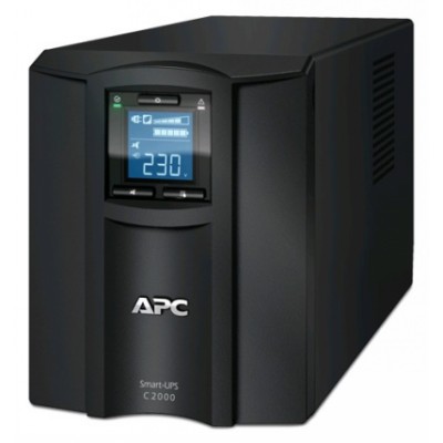 Источник бесперебойного питания APC Smart-UPS C SMC2000I/2000ВА/1300Вт/1 х IEC 320 C19 (компьютерная), 6 х IEC 320 C13 (компьютерная)