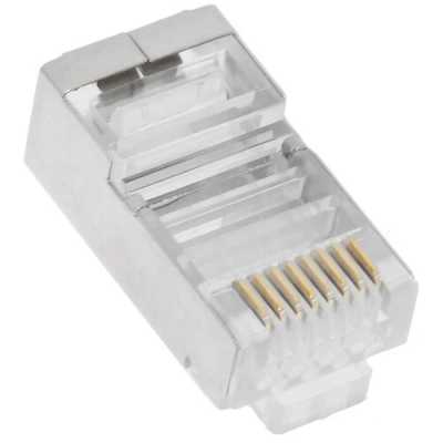 Коннектор Vention RJ45 (8p8c), FTP, cat. 6, под витую пару, экранированный (50шт.)