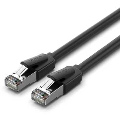 Патч-корд Vention IKKBI прямой SFTP cat.8 RJ45 - 3 м. черный