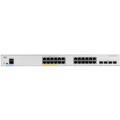 Коммутатор Cisco Catalyst C1000FE-24P-4G-L, 24×LAN + 4×1 Гбит/с, управляемый