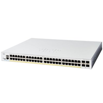 Коммутатор Cisco Catalyst C1200-48P-4X, 48×1 Гбит/с + 4×10 Гбит/с SFP+