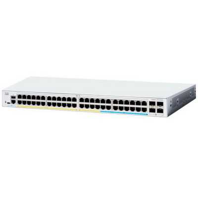 Коммутатор Cisco Catalyst C1300-48P-4G, 48×1 Гбит/с, 4×1 Гбит/с SFP, управляемый