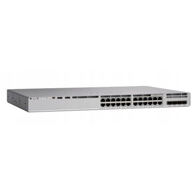 Коммутатор Cisco C9200L-24T-4X-E, 24×1 Гбит/с + 4×10 Гбит/с, управляемый