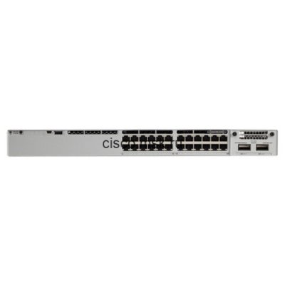 Коммутатор Cisco Catalyst C9300-24P-E, 24×1 Гбит/с, управляемый