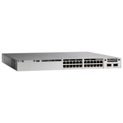Коммутатор Cisco Catalyst C9300L-24P-4X-E, 24×1 Гбит/с, 4×10 Гбит/с SFP+, управляемый