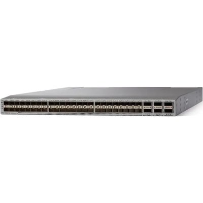 Коммутатор Cisco Nexus N9K-C93180YC-FX, 48×25 Гбит/с SFP+, 6×100 Гбит/с QSFP28, управляемый