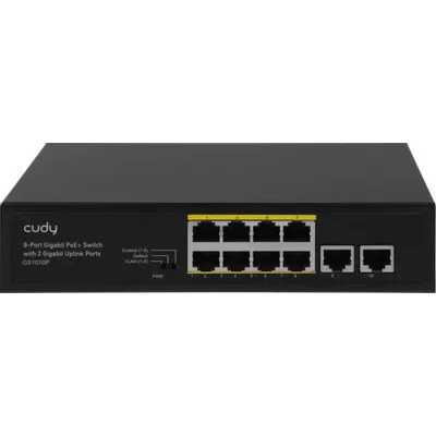 Коммутатор Cudy GS1010P (L2) 10x1Гбит/с 8PoE 120W неуправляемый