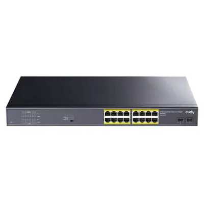 Коммутатор Cudy GS1020PS2, 16×1 Гбит/с, 2×1 Гбит/с SFP
