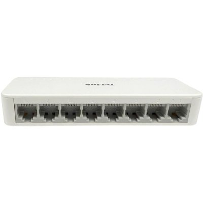 Коммутатор D-Link DES-1008C/F6/E, 8×100 Мбит/с, неуправляемый