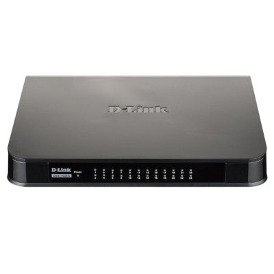 Коммутатор D-Link DES-1024A/E3A, 24×100 Мбит/с, неуправляемый
