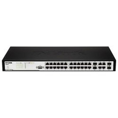 Коммутатор D-Link DES-3200-28/C1A, 24×100 Мбит/с + 2×1 Гбит/с Combo, управляемый