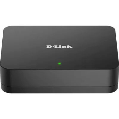 Коммутатор D-Link DGS-1005A, 5×1 Гбит/с, неуправляемый