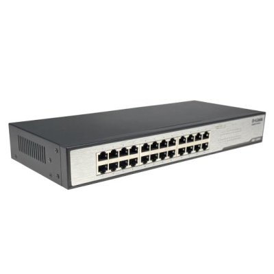 Коммутатор D-Link DGS-1024C/F6/E, 24×1 Гбит/с, неуправляемый