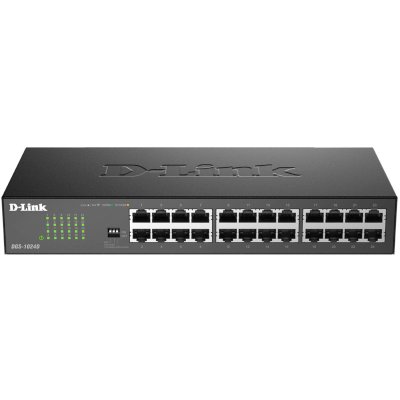 Коммутатор D-Link DGS-1024D/J1A, 24×1 Гбит/с, неуправляемый