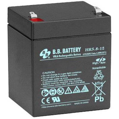 Батарея для ИБП B.B.Battery HR 5.8-12 (12V 5.8Ah)