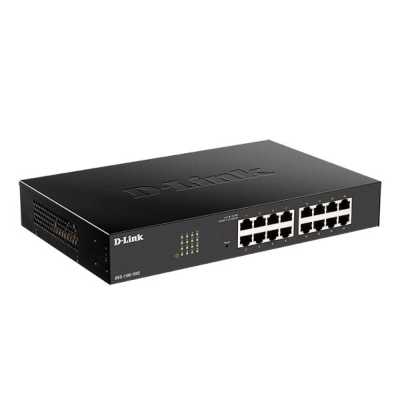Коммутатор D-Link DGS-1100-16V2/A1A,L2 Smart Switch with 16 10/100/1000Base-T ports8K Mac address, 802.3x Flow Control, 802.3ad Link Aggregation, Port Mirroring, 128 of 802.1Q VLAN, VID range 1-4094, Loopback