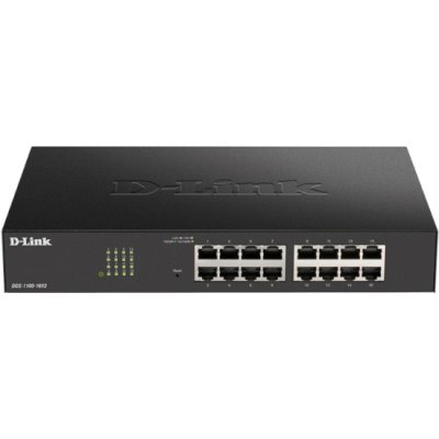 Коммутатор D-Link DGS-1100-16V2/A2A, 16×1 Гбит/с, настраиваемый