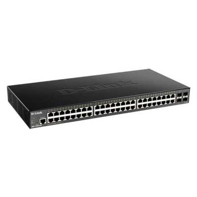 Коммутатор D-Link DGS-1250-52X/A1A, 48×1 Гбит/с + 4×10 Гбит/с SFP+, управляемый