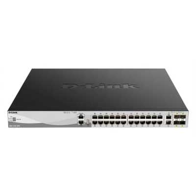 Коммутатор D-LINK DGS-3130-30PS/B2A Управляемый L3 стекируемый коммутатор с 24 портами 10/100/1000Ba