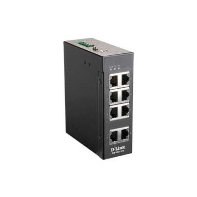 Коммутатор D-Link DIS-100E-8W/A1A, 8×100 Мбит/с, неуправляемый