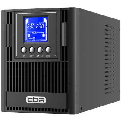 Источник бесперебойного питания CBR ESN-1KT-3F-LCHERSC Online 1000VA/1000W Tower 3 x Schuko, LCD, HID-USB, RS232, EPO, SNMP slot