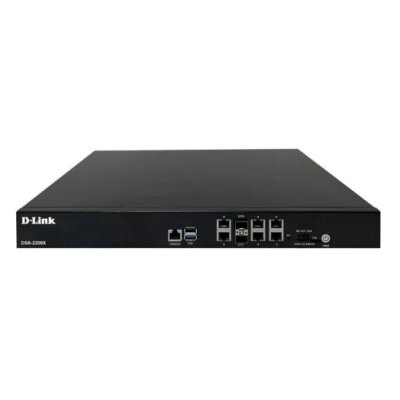 Маршрутизатор D-Link DSA-2208X/A1A, 6×1 Гбит/с + 2×10 Гбит/с SFP+, управляемый