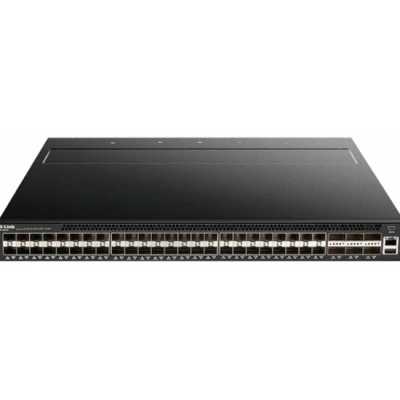 Коммутатор D-Link DXS-5000-54S/A1ASI, 48×10 Гбит/с SFP+ + 6×40 Гбит/с QSFP+, управляемый