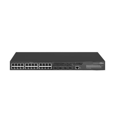 Коммутатор Dahua DH-AS5500-24GT4XF, 24×1 Гбит/с + 4×10 Гбит/с SFP+, управляемый