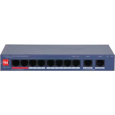 Коммутатор Dahua DH-CS4010-8ET2GT-110, 2×1 Гбит/с, управляемый