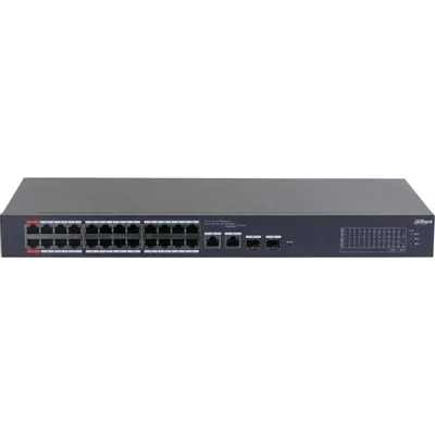 Коммутатор Dahua DH-CS4226-24ET-240, 2×1 Гбит/с + 2×1 Гбит/с Combo, управляемый