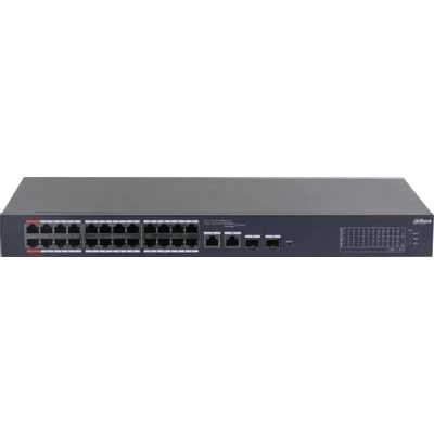 Коммутатор Dahua DH-CS4226-24ET-375, 2×1 Гбит/с Combo + 2×1 Гбит/с SFP, управляемый