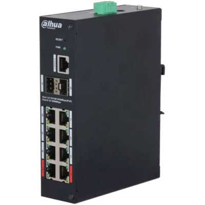 Коммутатор Dahua DH-HS4210-8GT-110, 8×1 Гбит/с + 2×1 Гбит/с SFP, управляемый